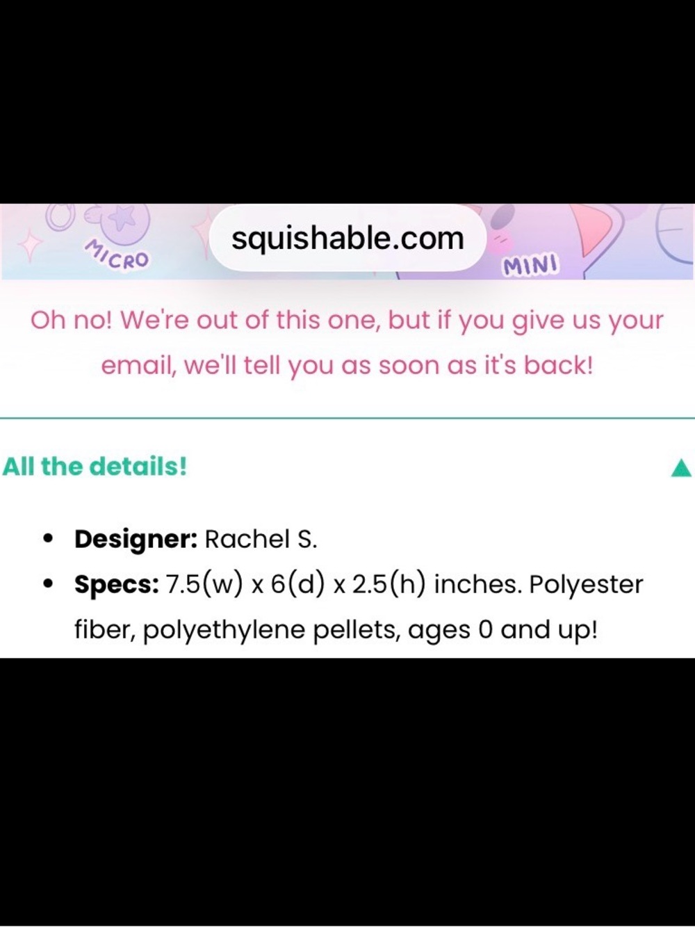 Squishable 🪱🩷 Worm Heart - Picture 3 of 3